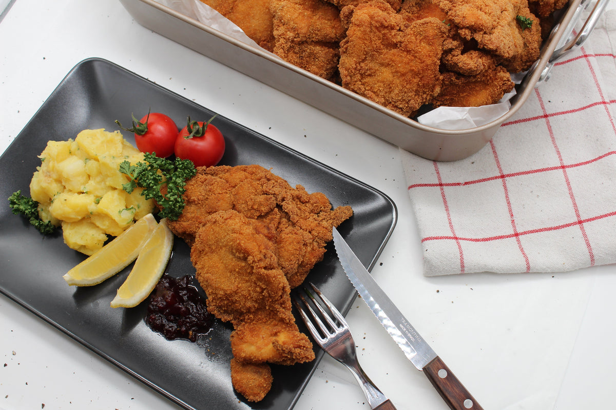 Knuspriges Hühnerschnitzel vom Hof – wie früher bei Oma