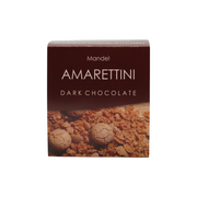 Handgeschöpfte Schokoladenblättchen Dark Chocolate Amarettini