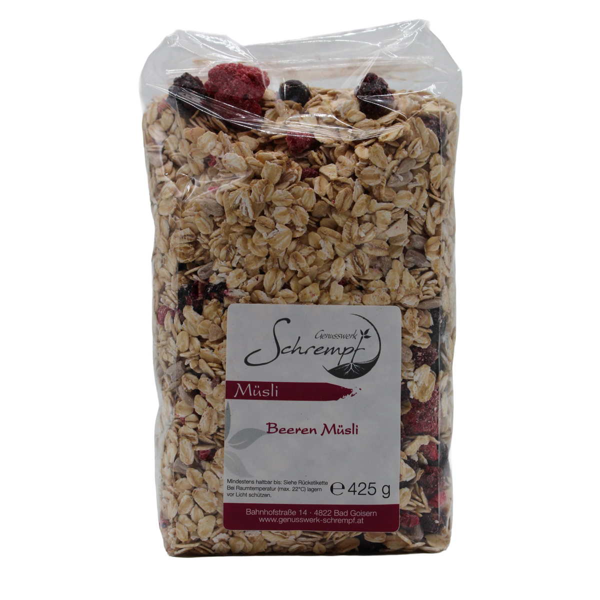 Handgemischtes Beerenmüsli