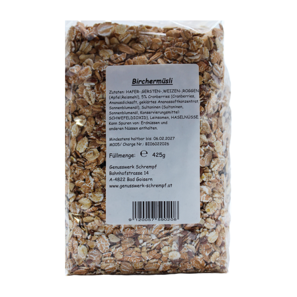 Handgemischtes Birchermüsli