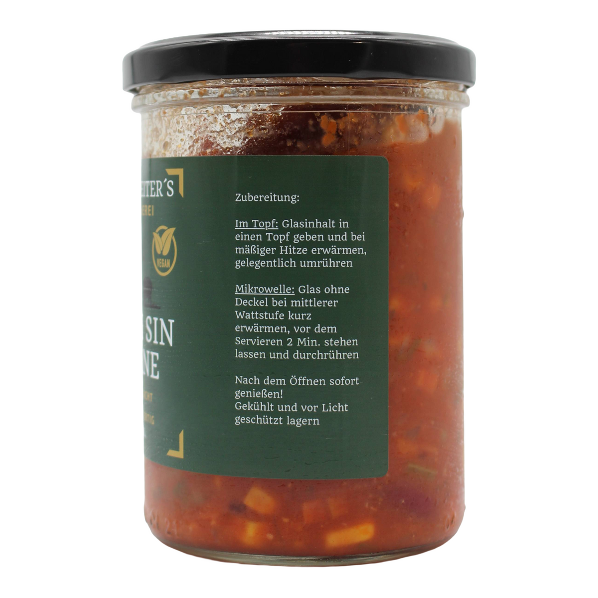 Hausgemachtes Chili sin Carne