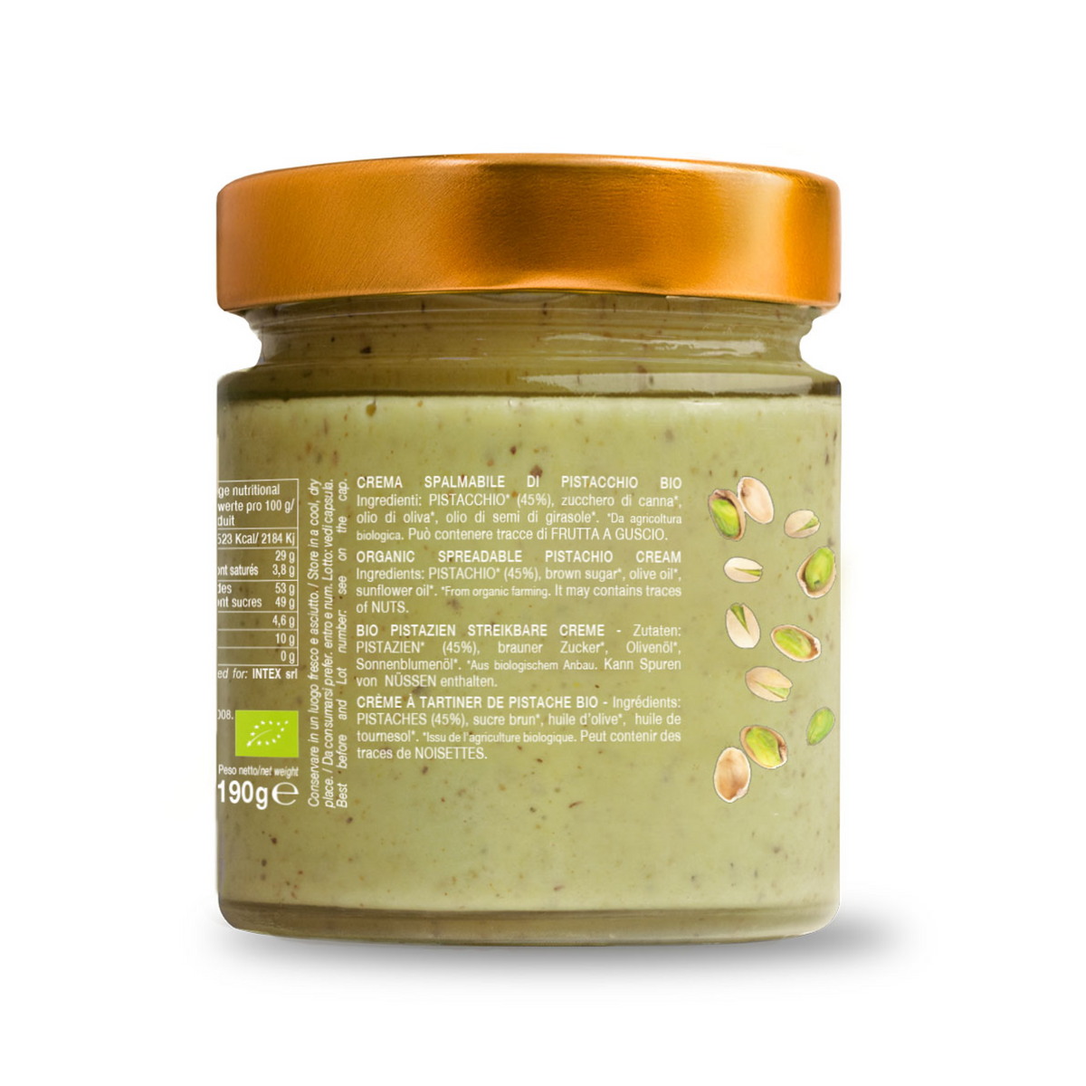 Bio-Pistazien-Süßcreme