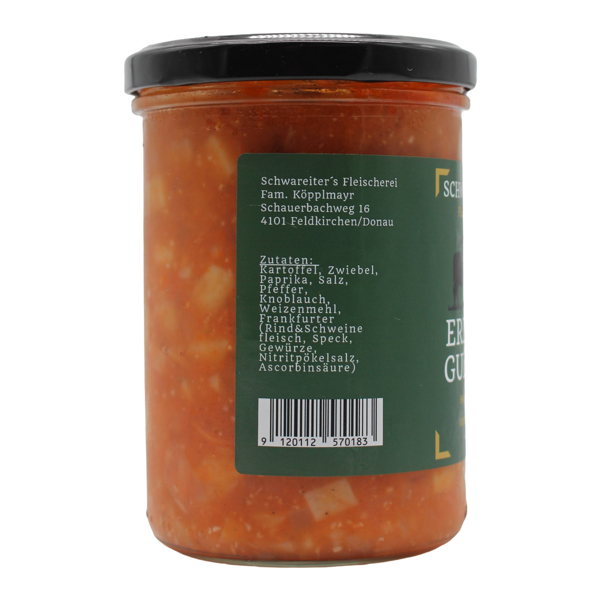 Hausgemachtes Erdäpfelgulasch