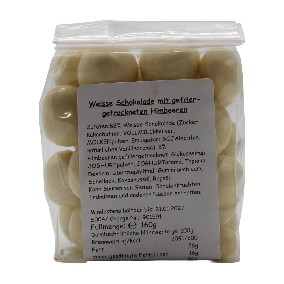 Himbeeren in Joghurtschokolade
