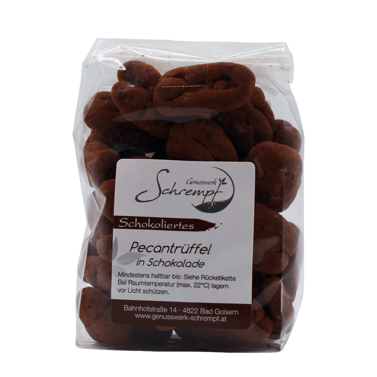 Pecantrüffel in Schokolade