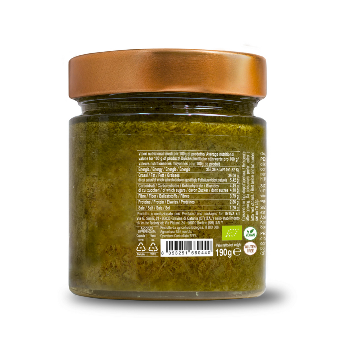 Pesto di Basilico alla Siciliana