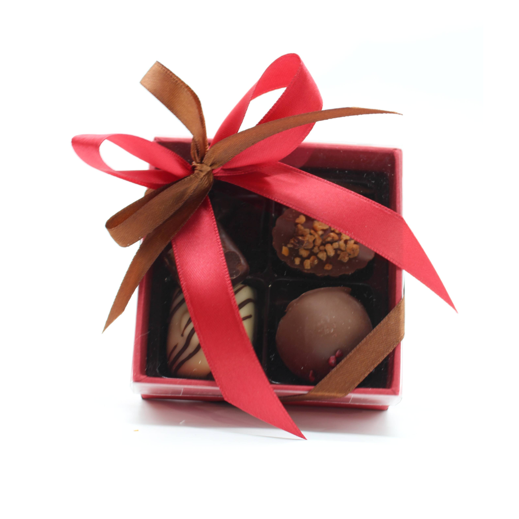 4er Pralinenbox – Handgemachte Spezialitäten
