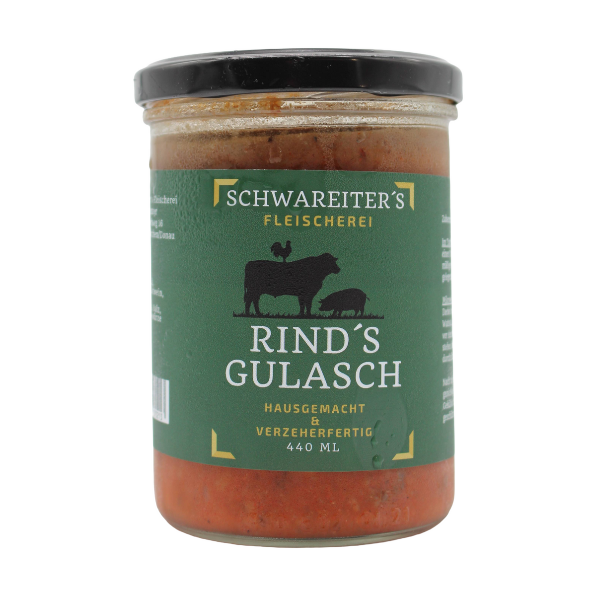 Hausgemachtes Rindsgulasch