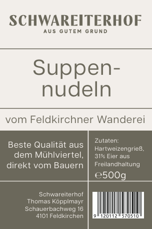 Suppennudeln vom Feldkirchner Wanderei