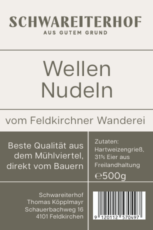Wellennudeln vom Feldkirchner Wanderei