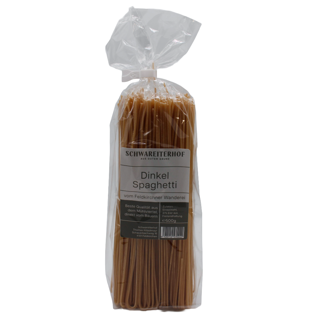 Dinkel Spaghetti vom Feldkirchner Wanderei