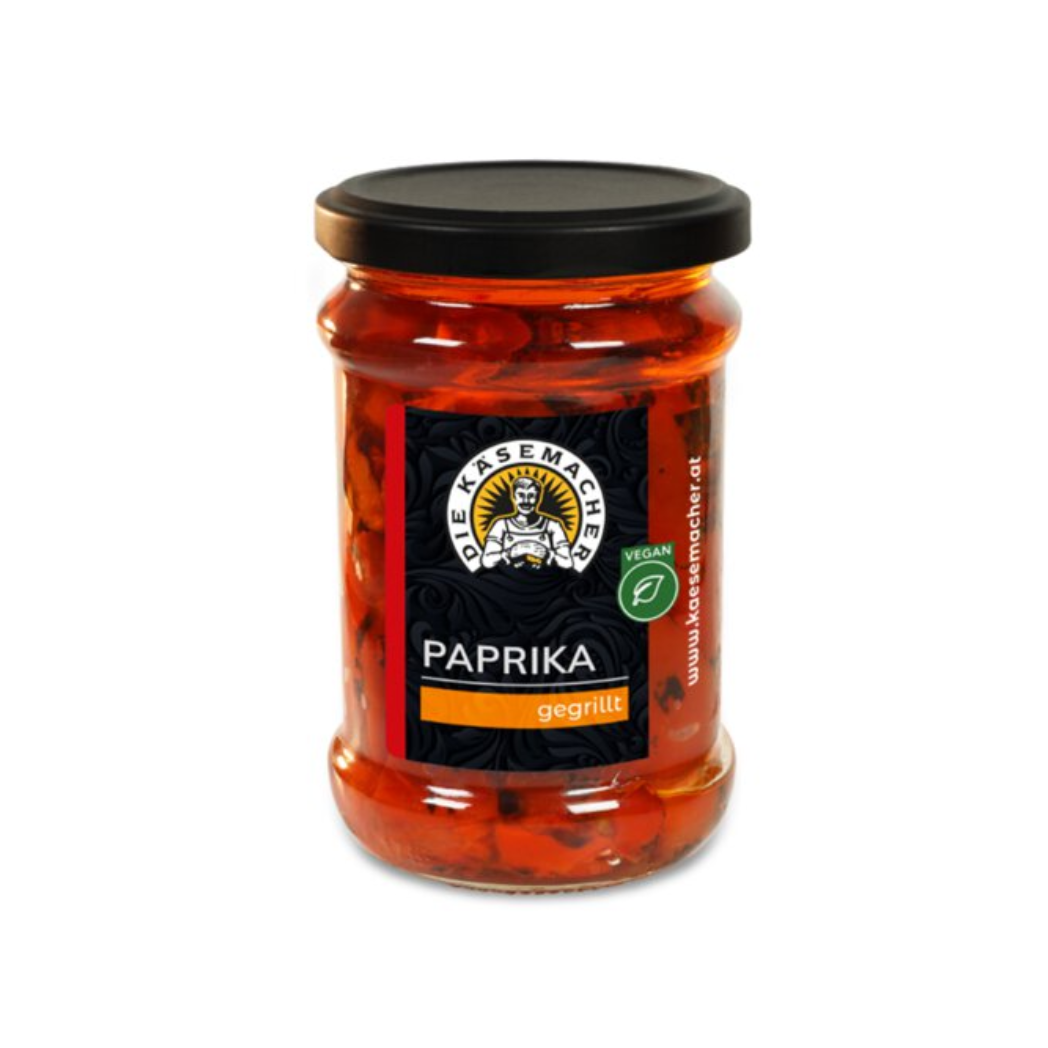 Gegrillte Paprika in Öl