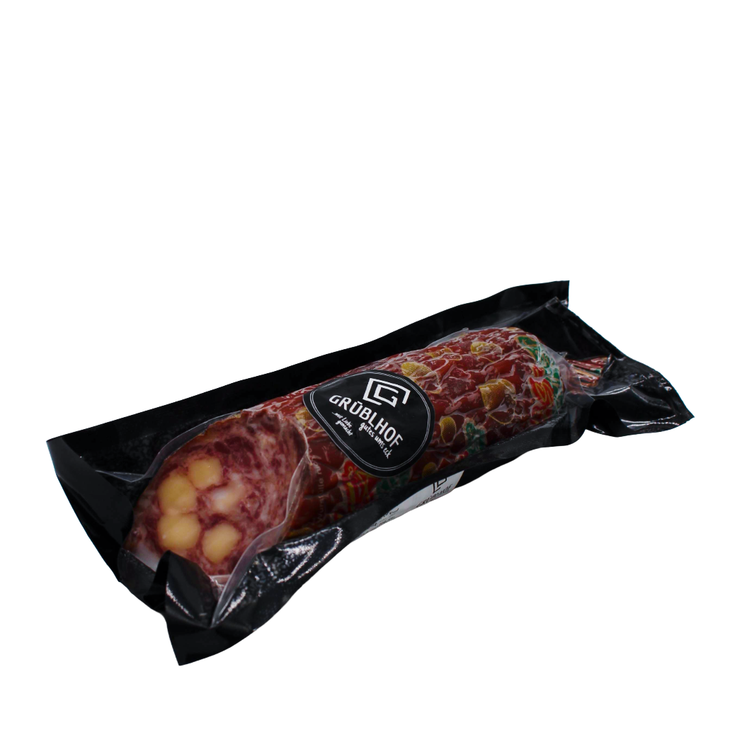 Käsewurst vom Freilandschwein