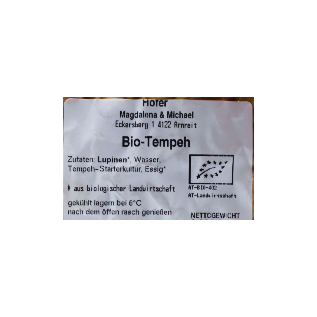 Bio-Tempeh aus Lupinen