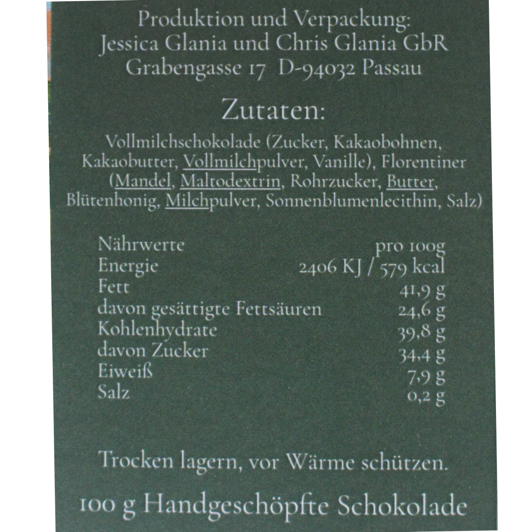 Le Florentins – Milchschokolade
