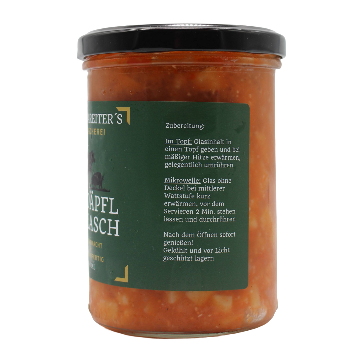 Hausgemachtes Erdäpfelgulasch