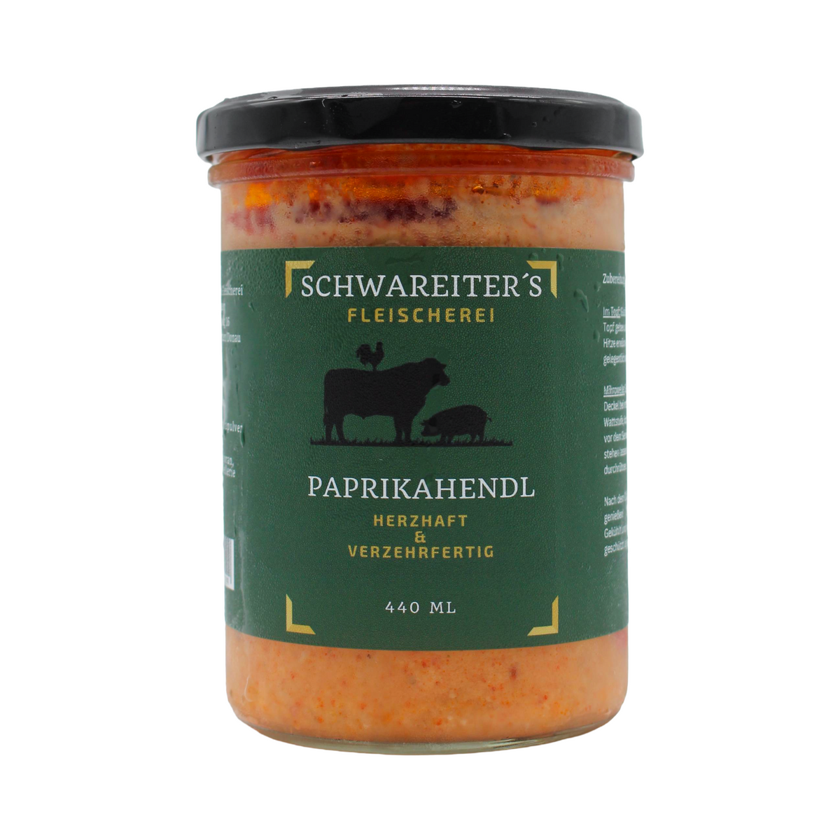 Hausgemachtes Paprikahendl